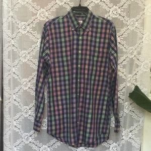 Peter Millar Button Down Long Sleeve Shirt Size M